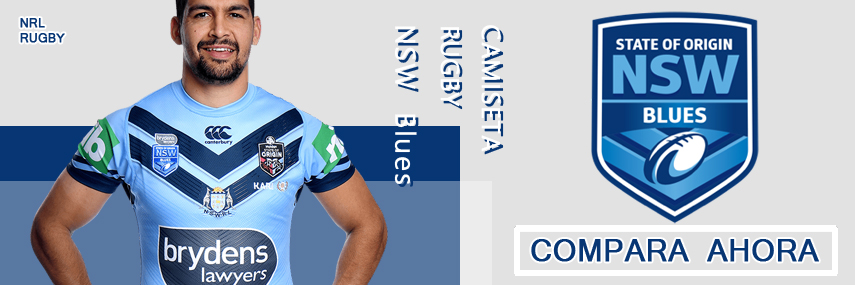 camiseta rugby NSW Blues baratas